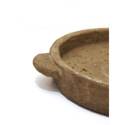 Patera betonowa podstawka 20cm Brązowa